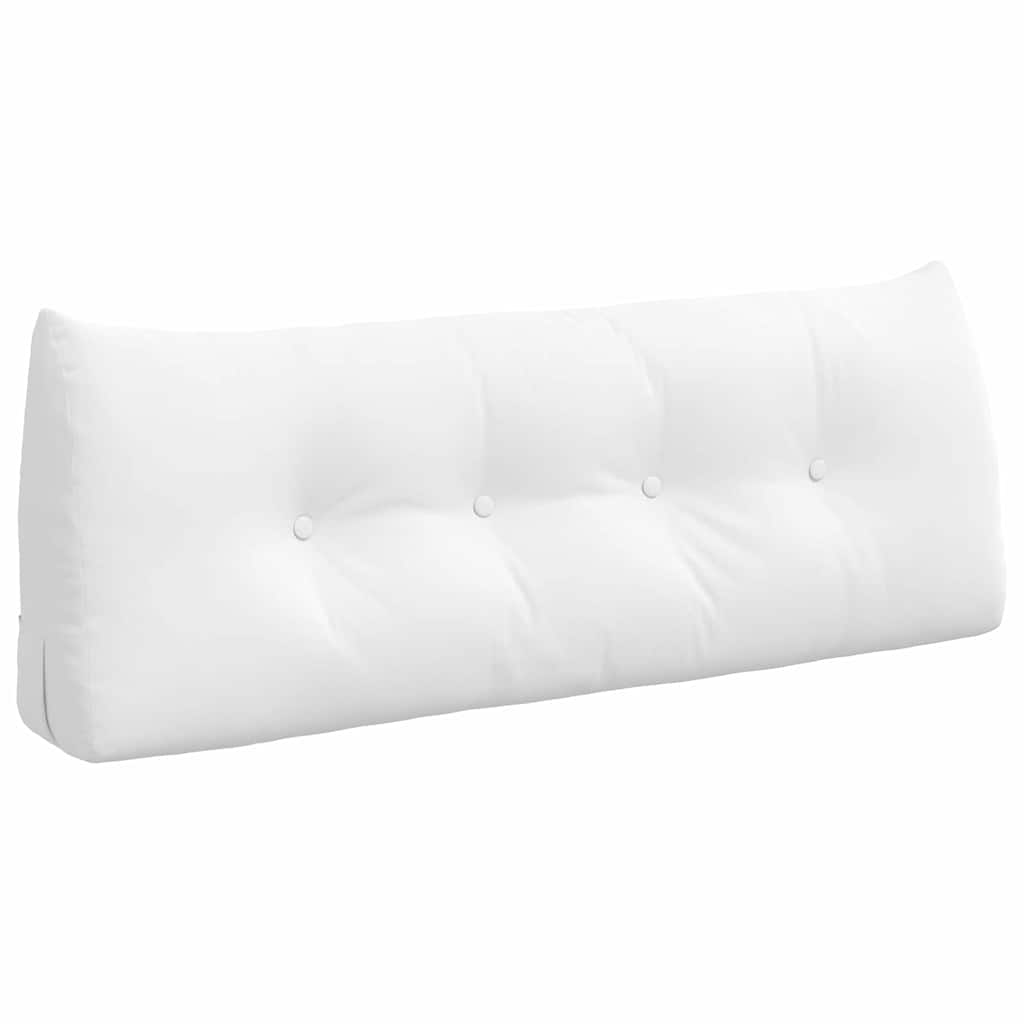 Rugkussen Wit 120 x 24 x 50 cm Stof is nu te koop bij PeponiXL, paradijselijk wonen!