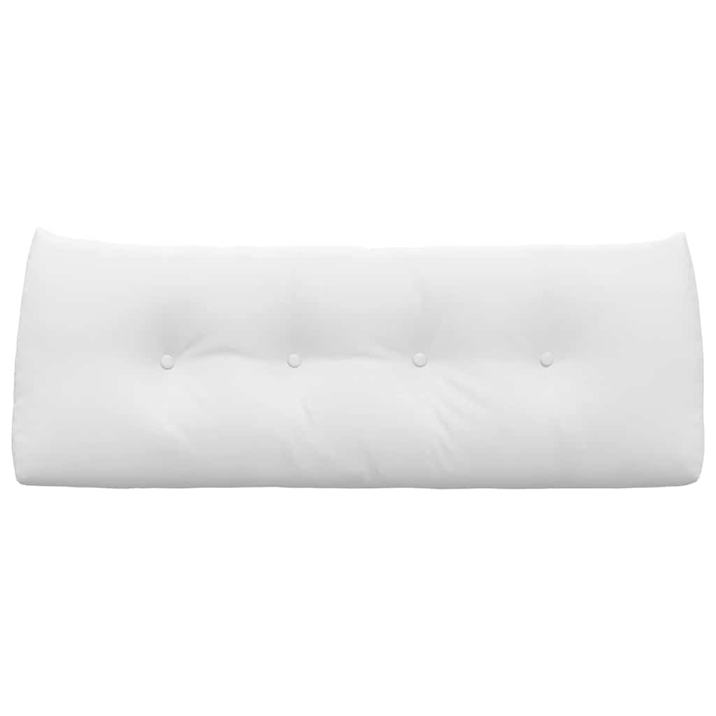 Rugkussen Wit 120 x 24 x 50 cm Stof is nu te koop bij PeponiXL, paradijselijk wonen!