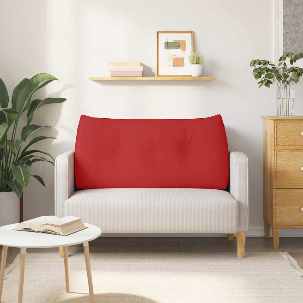 Rugkussen Rood 120 x 24 x 50 cm Stof is nu te koop bij PeponiXL, paradijselijk wonen!