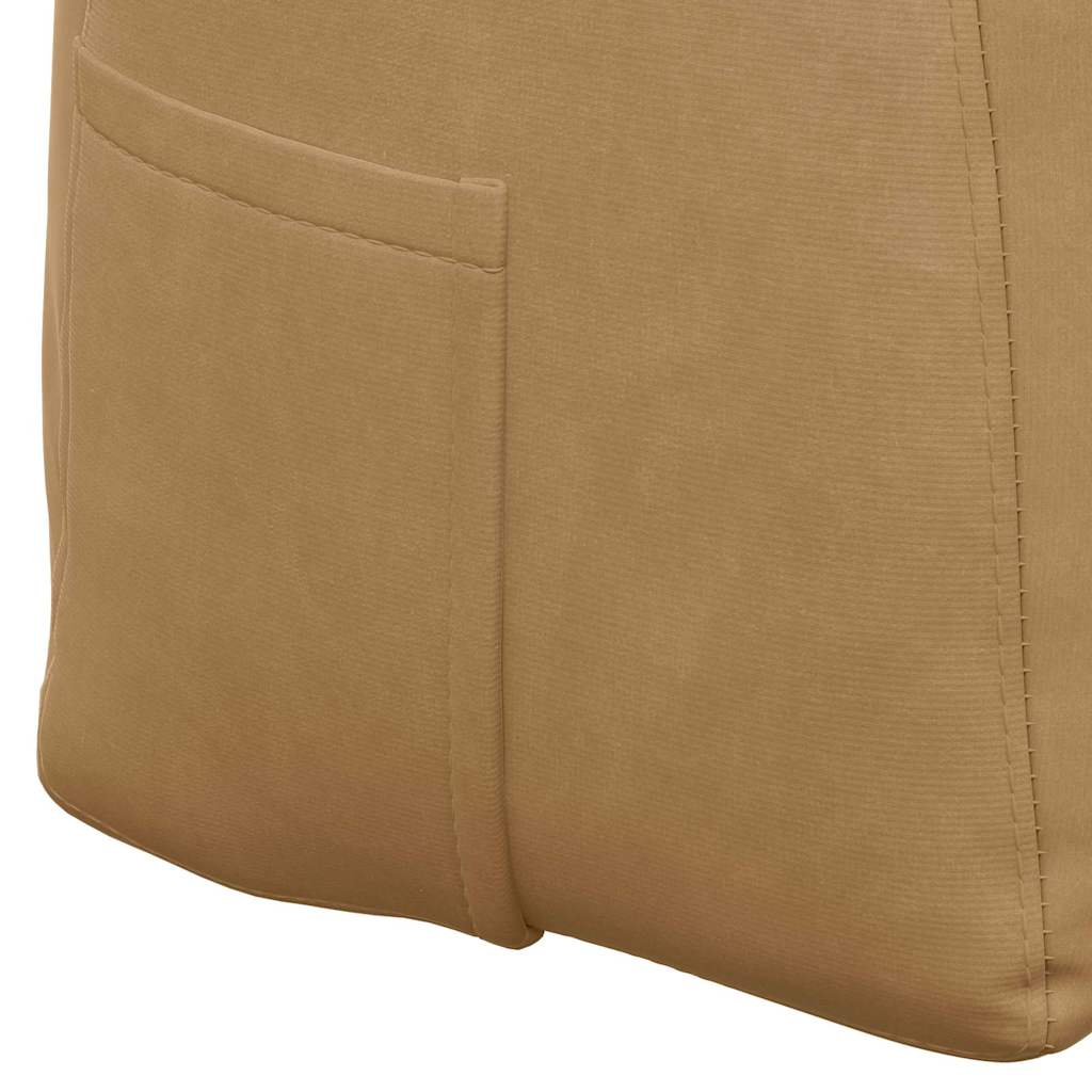 Rugkussen Bruin 120 x 24 x 50 cm Fluweel is nu te koop bij PeponiXL, paradijselijk wonen!