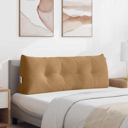 Rugkussen Bruin 120 x 24 x 50 cm Fluweel is nu te koop bij PeponiXL, paradijselijk wonen!