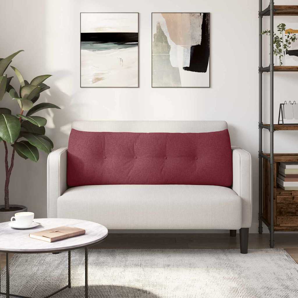 Rugkussen Wijnrood 140 x 24 x 50 cm Stof is nu te koop bij PeponiXL, paradijselijk wonen!