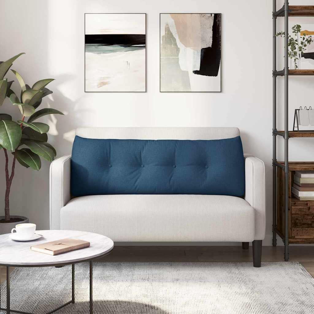 Rugkussen Blauw 140 x 24 x 50 cm Stof is nu te koop bij PeponiXL, paradijselijk wonen!