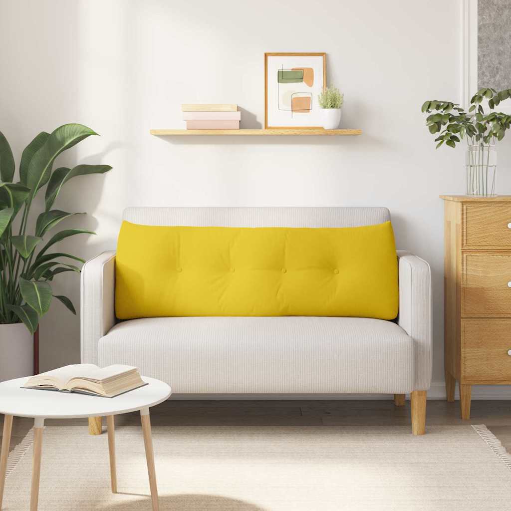 Rugkussen Lichtgeel 140 x 24 x 50 cm Stof is nu te koop bij PeponiXL, paradijselijk wonen!