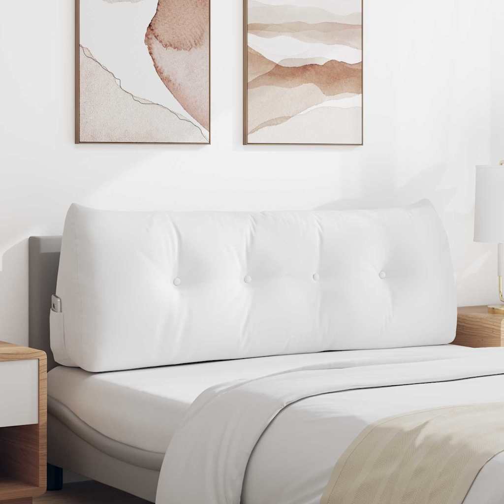 Rugkussen Wit 140 x 24 x 50 cm Stof is nu te koop bij PeponiXL, paradijselijk wonen!