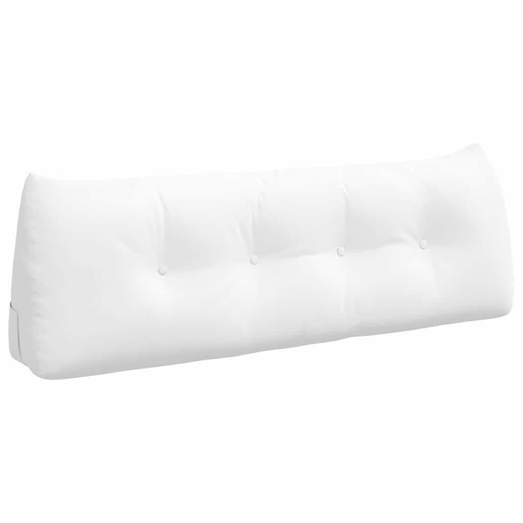 Rugkussen Wit 140 x 24 x 50 cm Stof is nu te koop bij PeponiXL, paradijselijk wonen!
