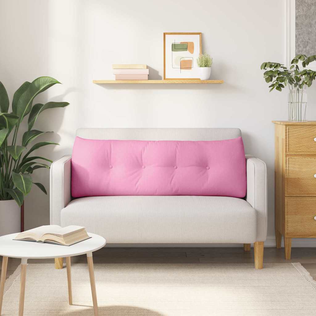 Rugkussen Roze 140 x 24 x 50 cm Stof is nu te koop bij PeponiXL, paradijselijk wonen!