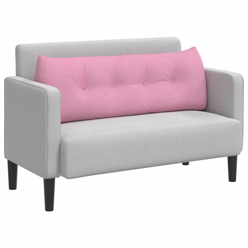 Rugkussen Roze 140 x 24 x 50 cm Stof is nu te koop bij PeponiXL, paradijselijk wonen!