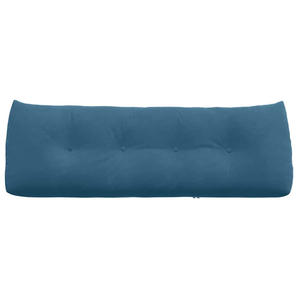 Rugkussen Blauw 140 x 24 x 50 cm Fluweel is nu te koop bij PeponiXL, paradijselijk wonen!