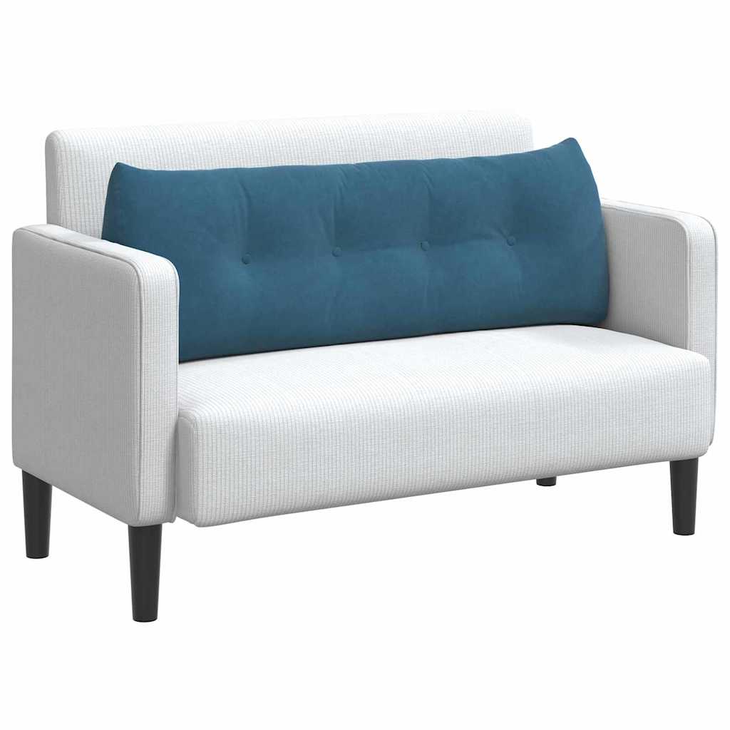 Rugkussen Blauw 140 x 24 x 50 cm Fluweel is nu te koop bij PeponiXL, paradijselijk wonen!