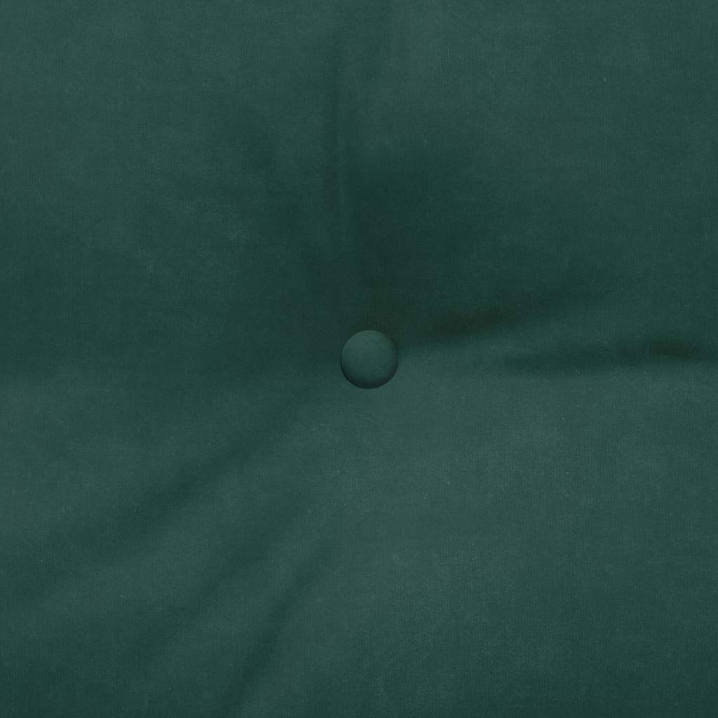 Rugkussen Donkergroen 140 x 24 x 50 cm Fluweel is nu te koop bij PeponiXL, paradijselijk wonen!