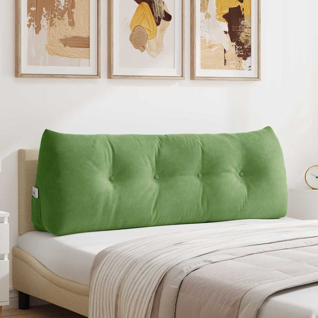 Rugkussen Lichtgroen 140 x 24 x 50 cm Fluweel is nu te koop bij PeponiXL, paradijselijk wonen!