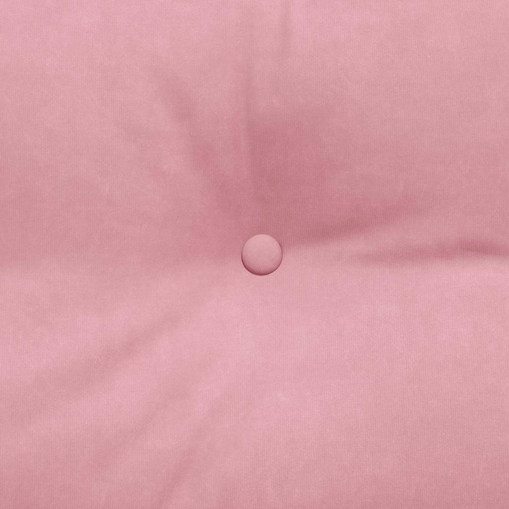 Rugkussen Roze 140 x 24 x 50 cm Fluweel is nu te koop bij PeponiXL, paradijselijk wonen!