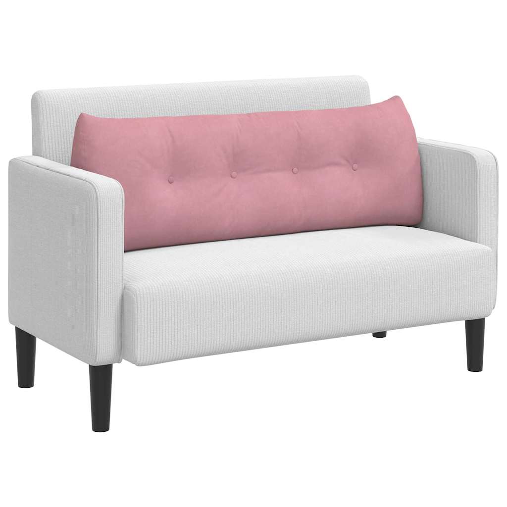 Rugkussen Roze 140 x 24 x 50 cm Fluweel is nu te koop bij PeponiXL, paradijselijk wonen!