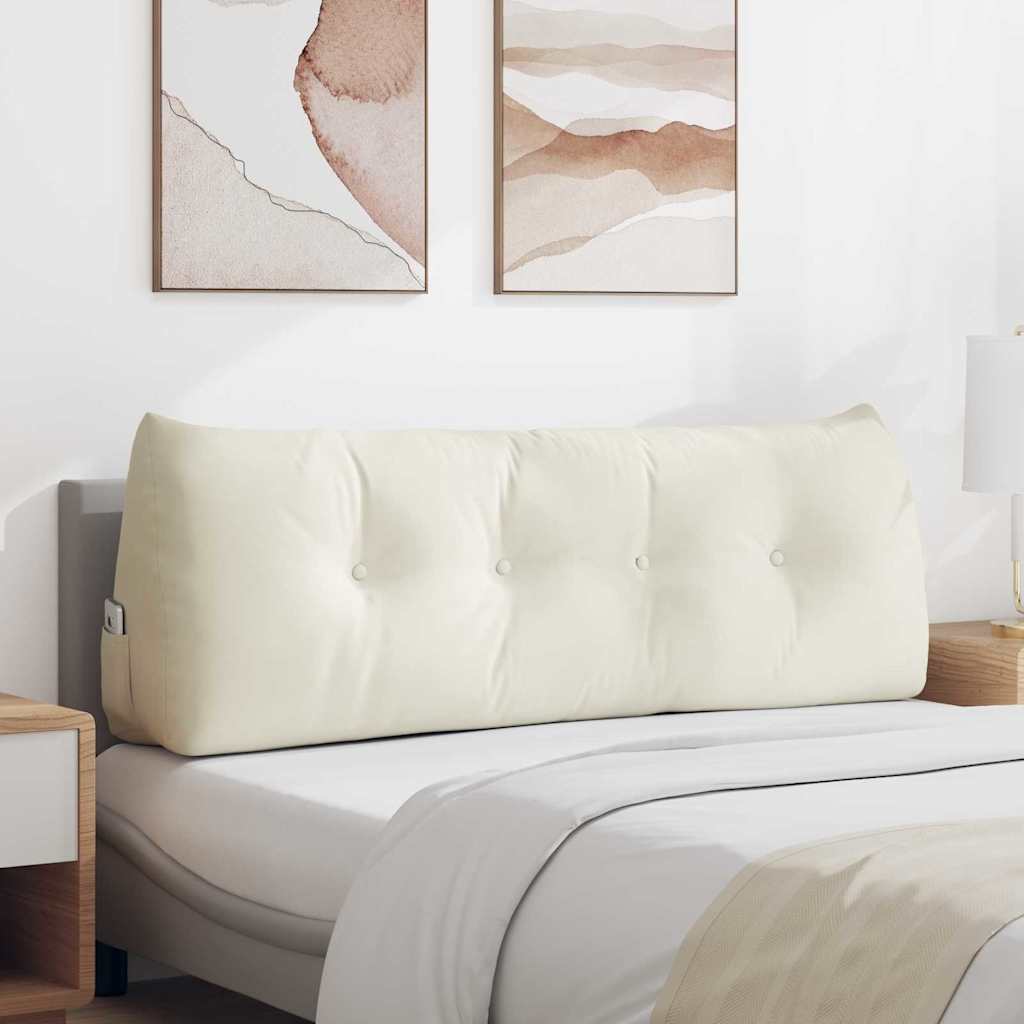 Rugkussen Crème 140 x 24 x 50 cm Fluweel is nu te koop bij PeponiXL, paradijselijk wonen!