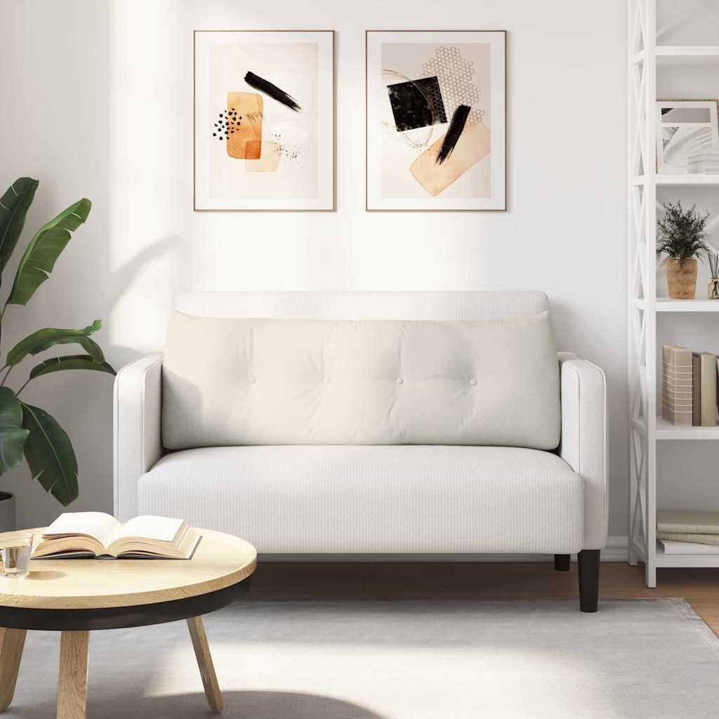 Rugkussen Crème 140 x 24 x 50 cm Fluweel is nu te koop bij PeponiXL, paradijselijk wonen!