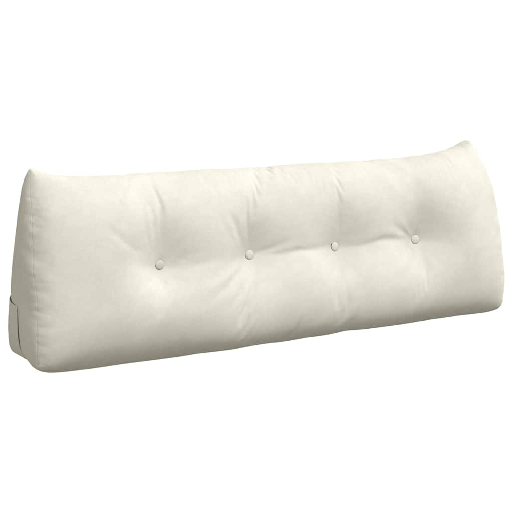 Rugkussen Crème 140 x 24 x 50 cm Fluweel is nu te koop bij PeponiXL, paradijselijk wonen!