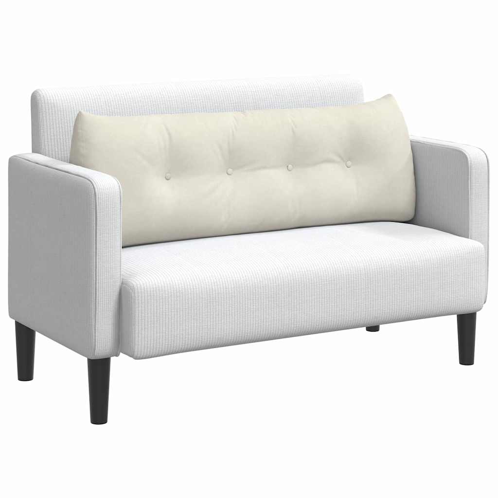 Rugkussen Crème 140 x 24 x 50 cm Fluweel is nu te koop bij PeponiXL, paradijselijk wonen!