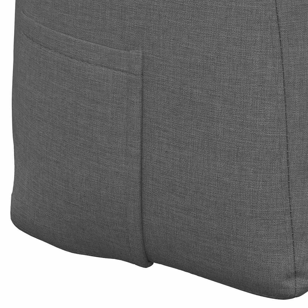 Rugkussen Donkergrijs 160 x 24 x 50 cm Stof is nu te koop bij PeponiXL, paradijselijk wonen!