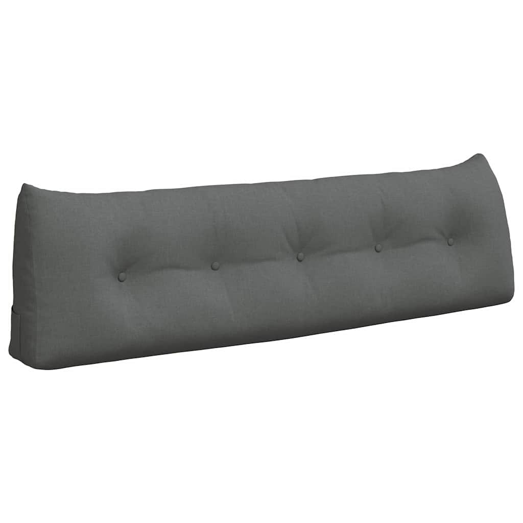 Rugkussen Donkergrijs 160 x 24 x 50 cm Stof is nu te koop bij PeponiXL, paradijselijk wonen!