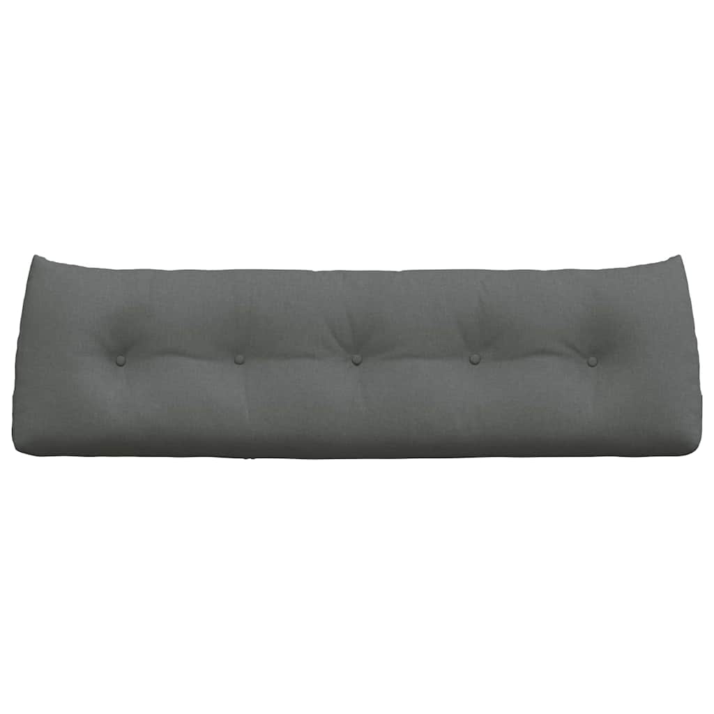 Rugkussen Donkergrijs 160 x 24 x 50 cm Stof is nu te koop bij PeponiXL, paradijselijk wonen!