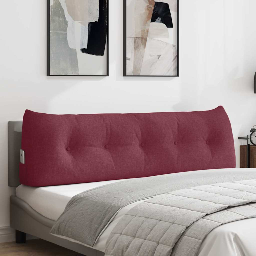 Rugkussen Wijnrood 160 x 24 x 50 cm Stof is nu te koop bij PeponiXL, paradijselijk wonen!