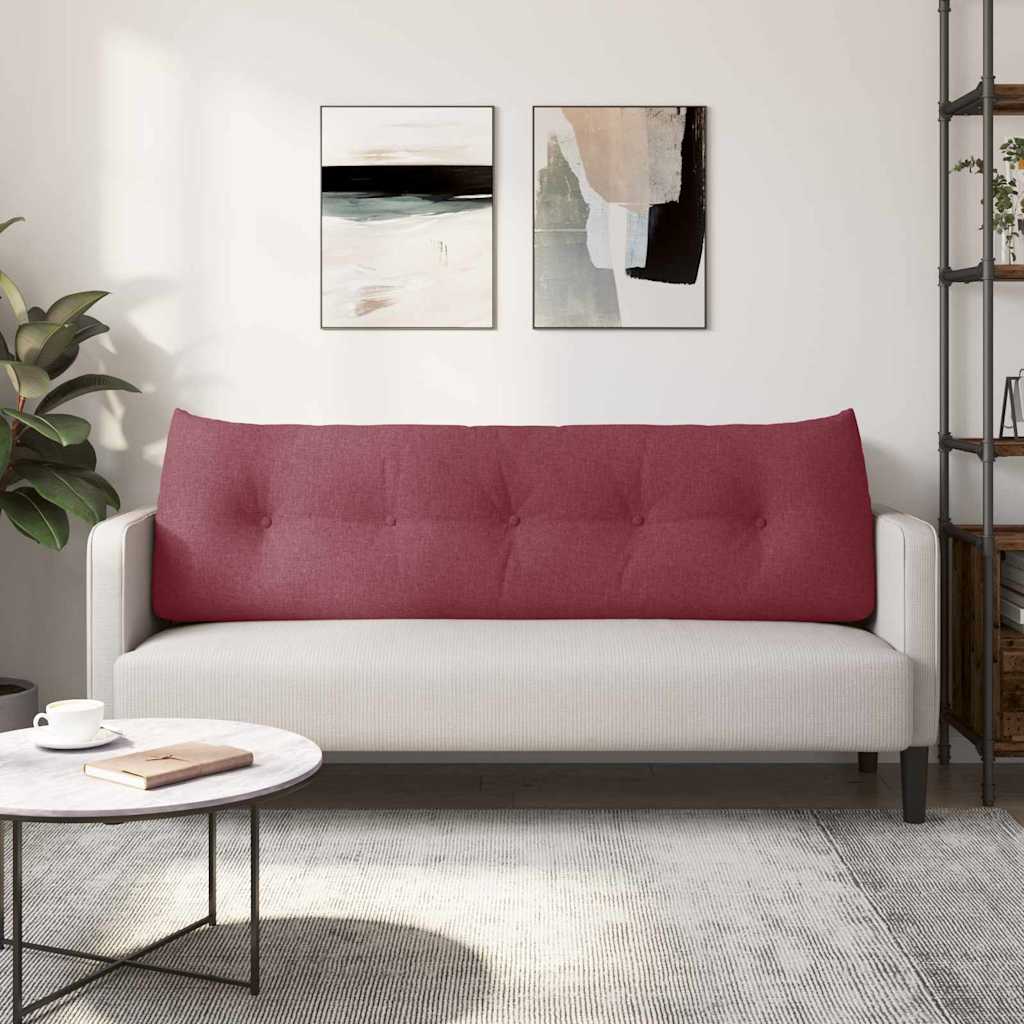 Rugkussen Wijnrood 160 x 24 x 50 cm Stof is nu te koop bij PeponiXL, paradijselijk wonen!