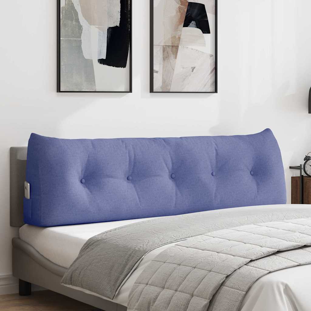 Rugkussen Jeans Blauw 160 x 24 x 50 cm Stof is nu te koop bij PeponiXL, paradijselijk wonen!