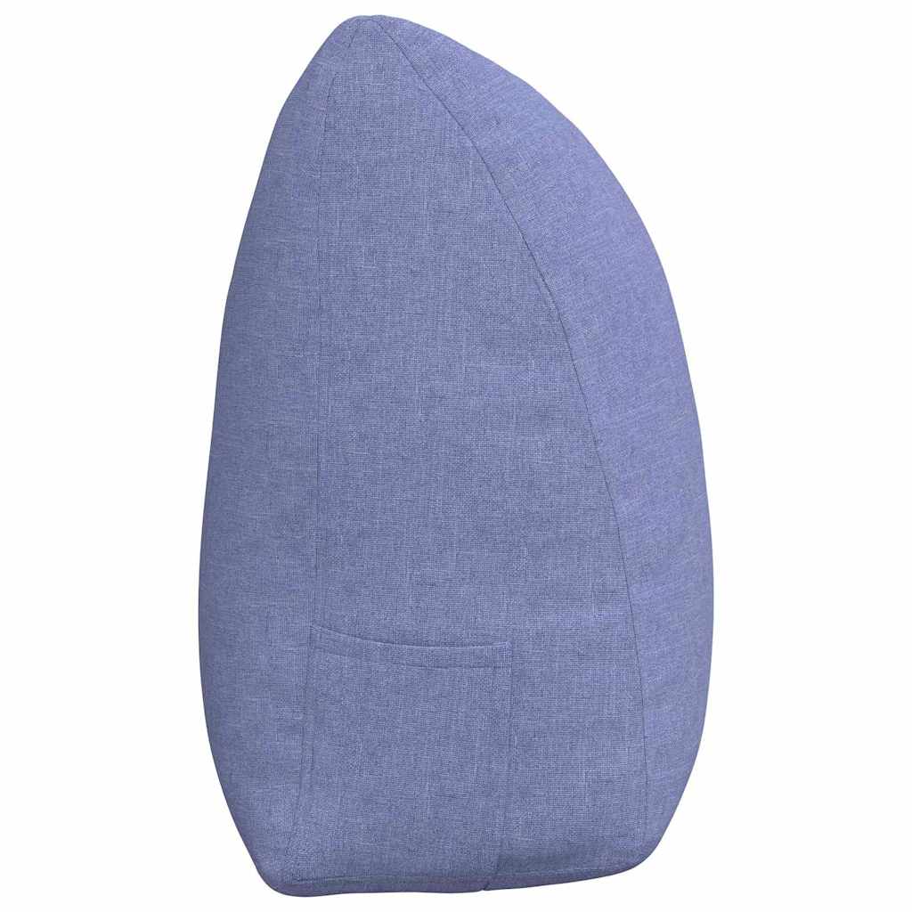 Rugkussen Jeans Blauw 160 x 24 x 50 cm Stof is nu te koop bij PeponiXL, paradijselijk wonen!