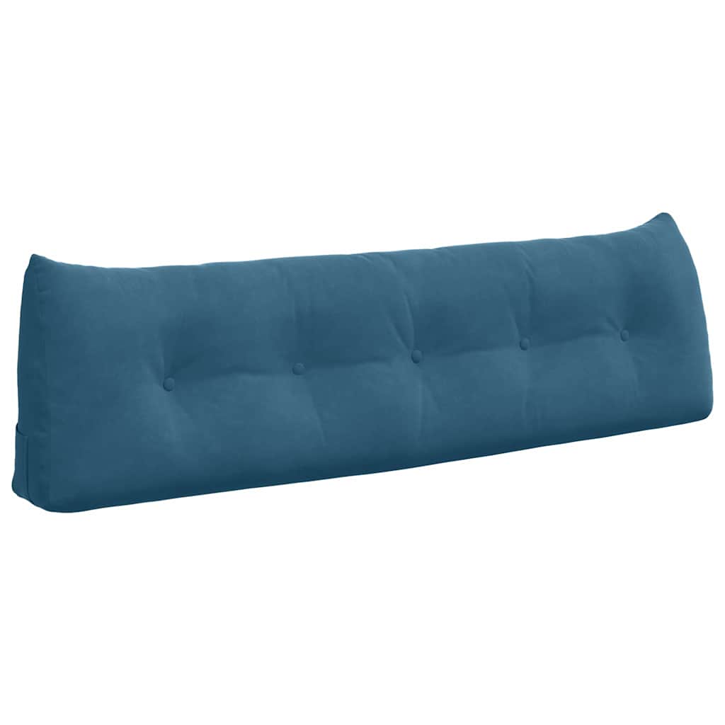 Rugkussen Blauw 160 x 24 x 50 cm Fluweel is nu te koop bij PeponiXL, paradijselijk wonen!