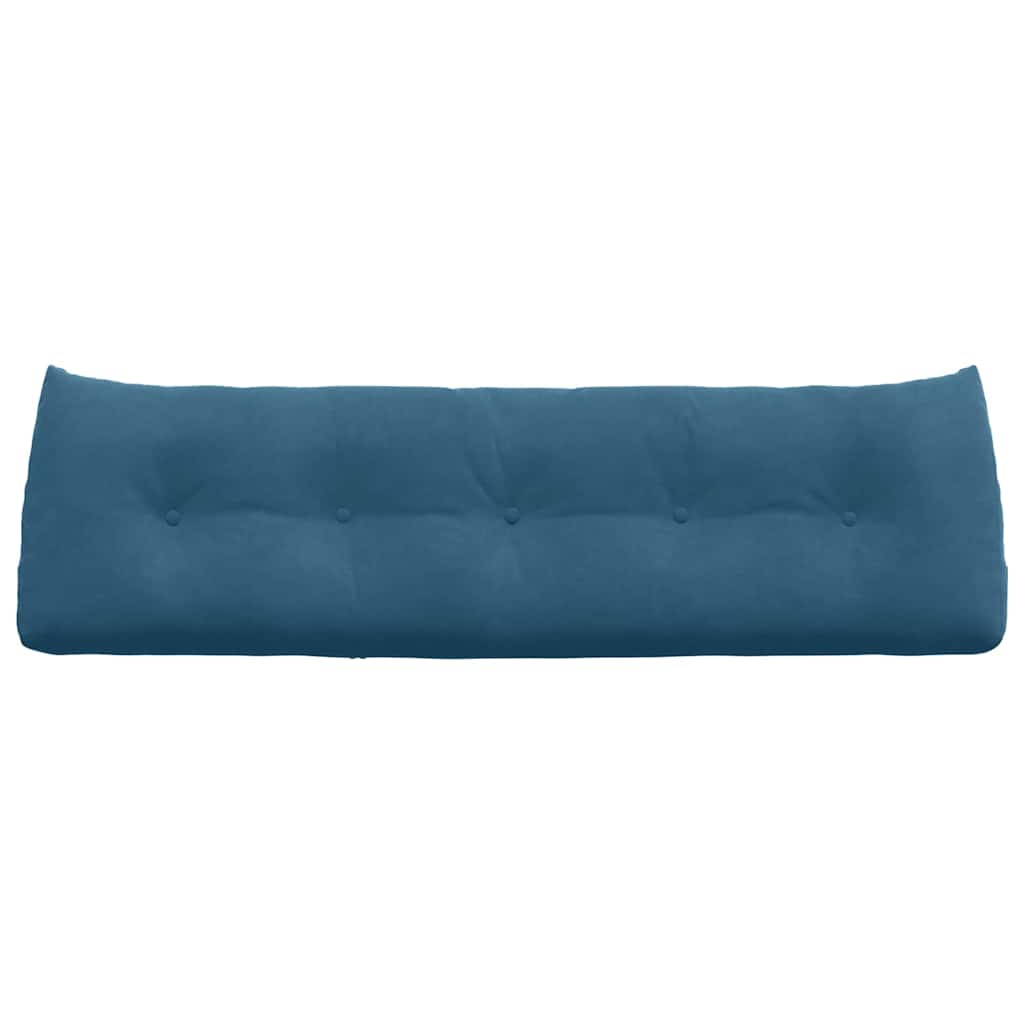 Rugkussen Blauw 160 x 24 x 50 cm Fluweel is nu te koop bij PeponiXL, paradijselijk wonen!