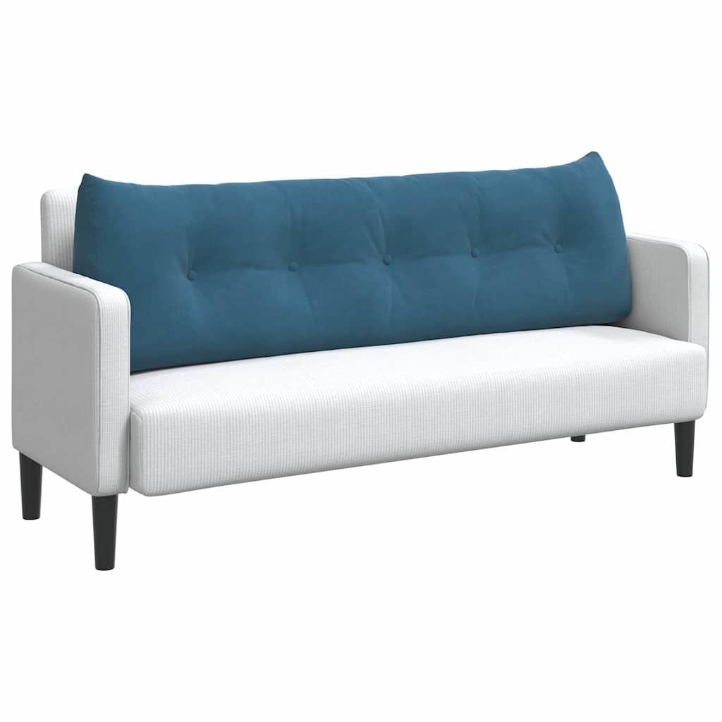 Rugkussen Blauw 160 x 24 x 50 cm Fluweel is nu te koop bij PeponiXL, paradijselijk wonen!