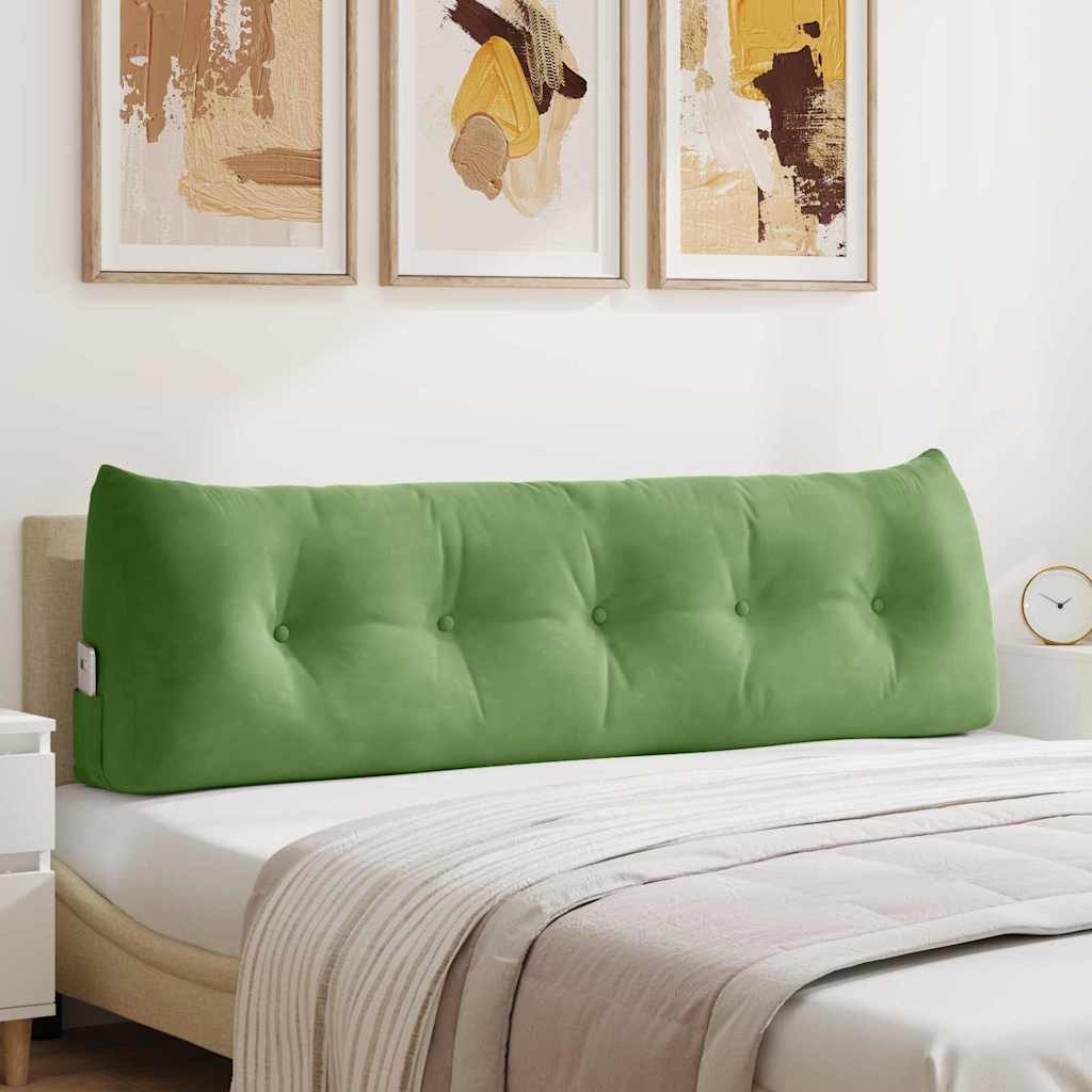 Rugkussen Lichtgroen 160 x 24 x 50 cm Fluweel is nu te koop bij PeponiXL, paradijselijk wonen!