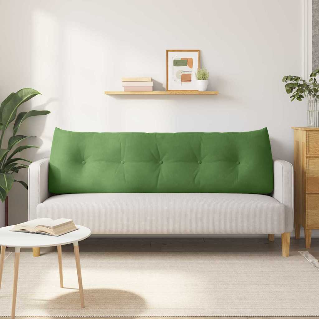 Rugkussen Lichtgroen 160 x 24 x 50 cm Fluweel is nu te koop bij PeponiXL, paradijselijk wonen!