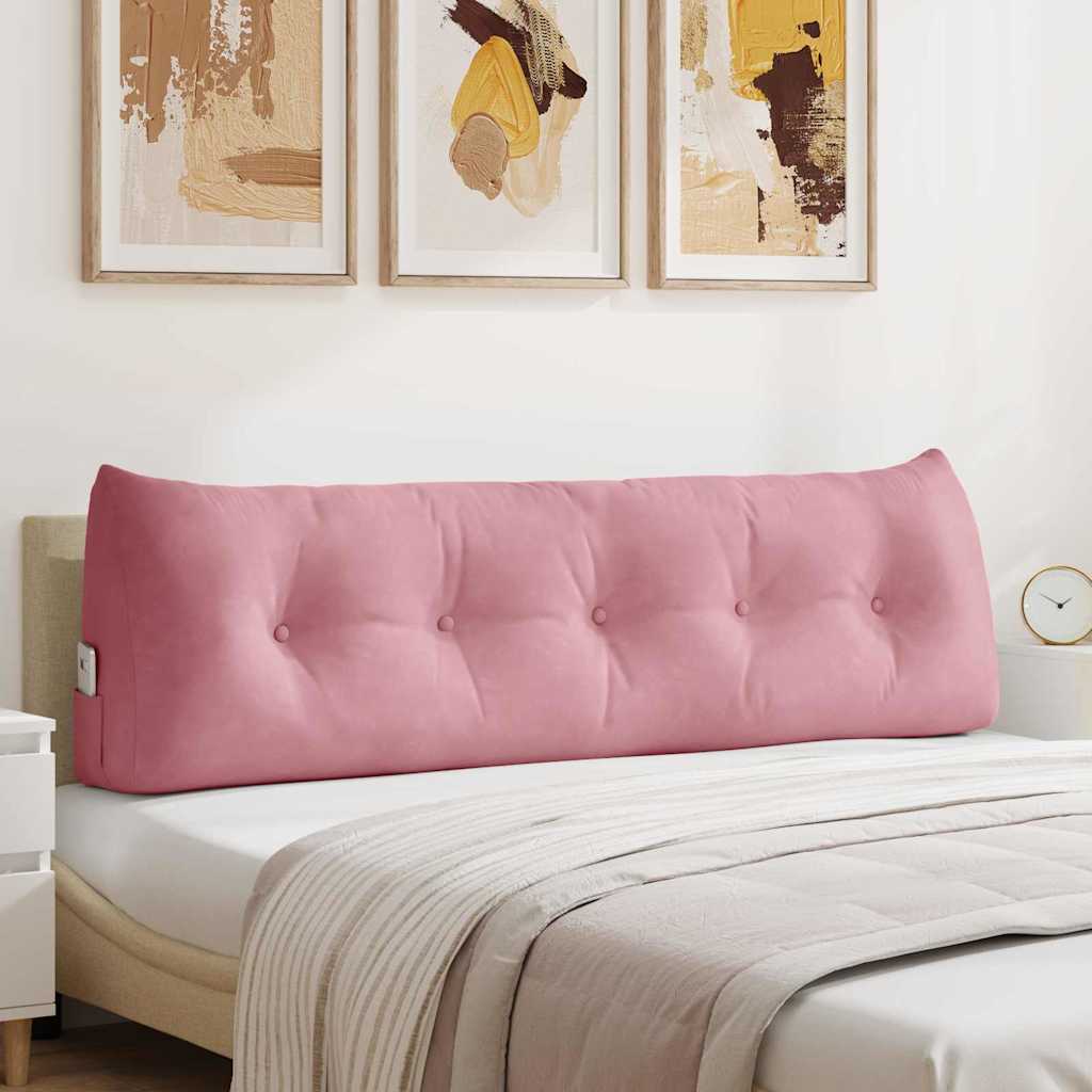 Rugkussen Roze 160 x 24 x 50 cm Fluweel is nu te koop bij PeponiXL, paradijselijk wonen!