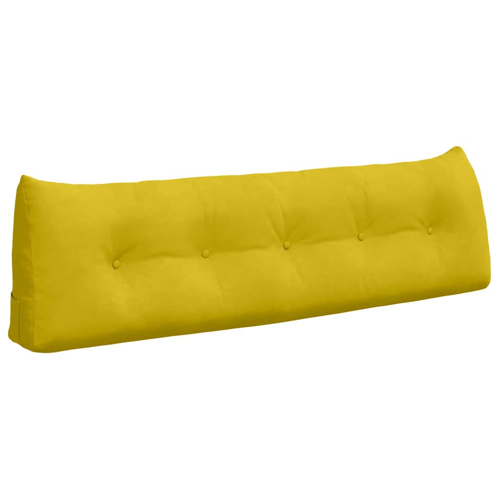 Rugkussen Geel 160 x 24 x 50 cm Fluweel is nu te koop bij PeponiXL, paradijselijk wonen!