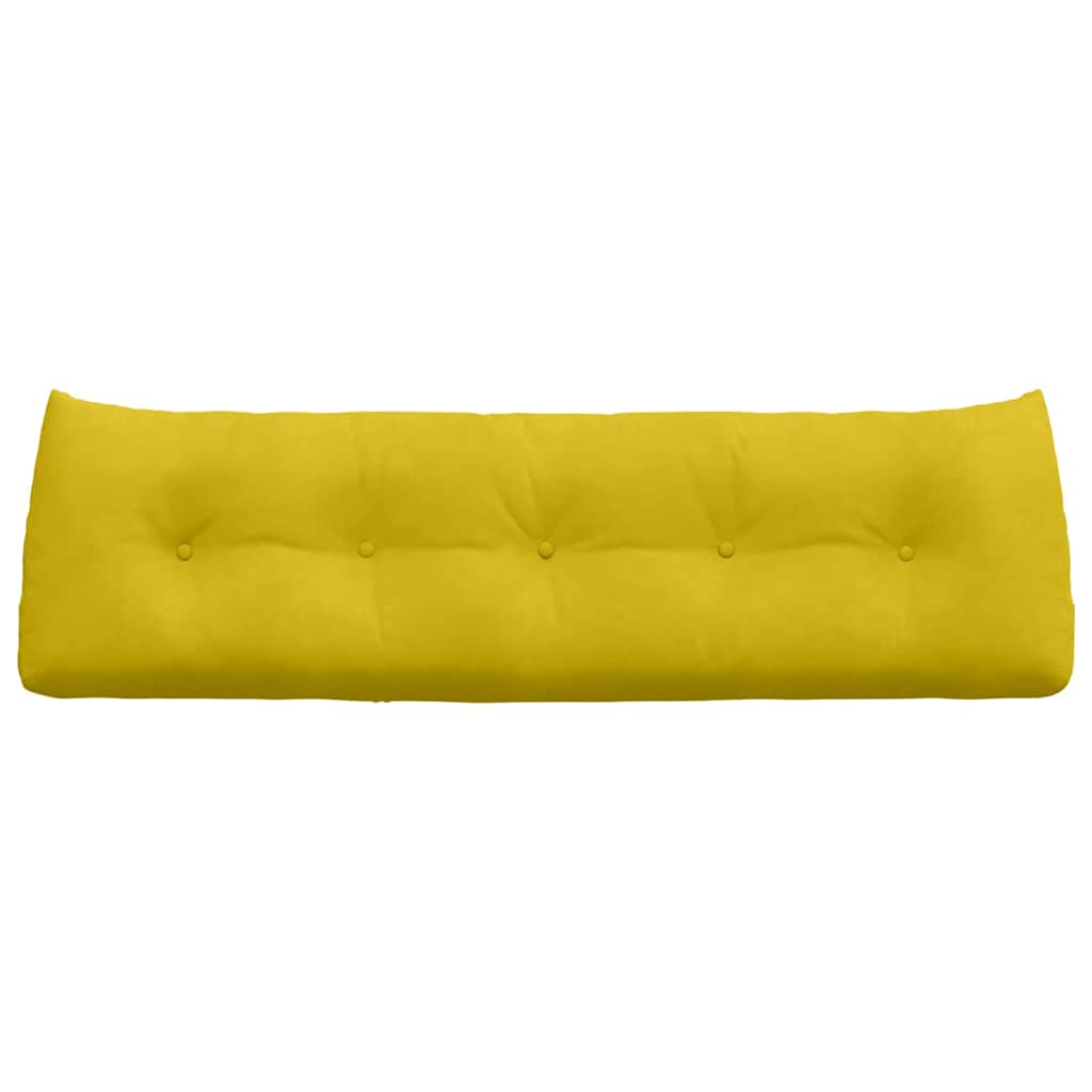 Rugkussen Geel 160 x 24 x 50 cm Fluweel is nu te koop bij PeponiXL, paradijselijk wonen!