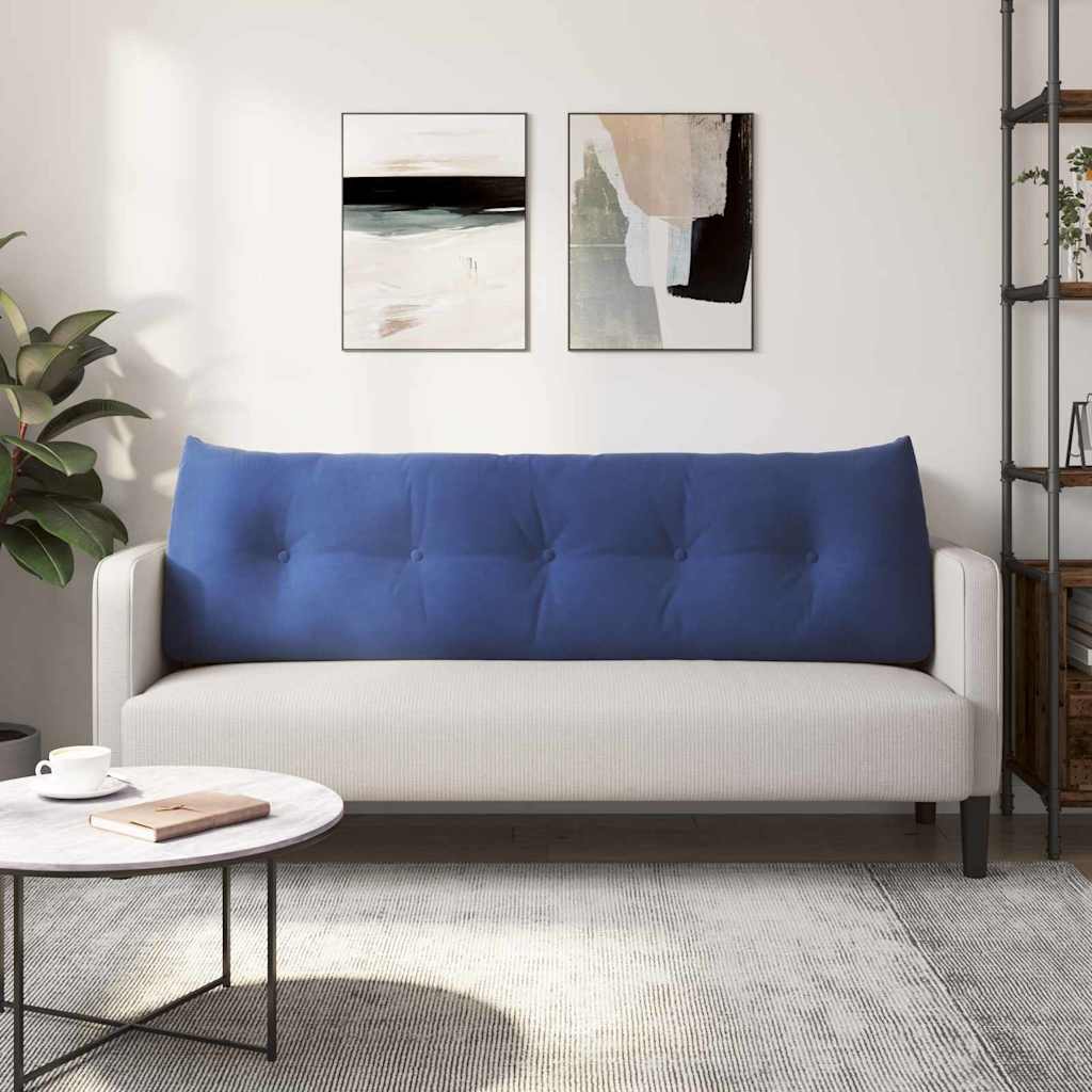 Rugkussen Politieblauw 160 x 24 x 50 cm Fluweel is nu te koop bij PeponiXL, paradijselijk wonen!