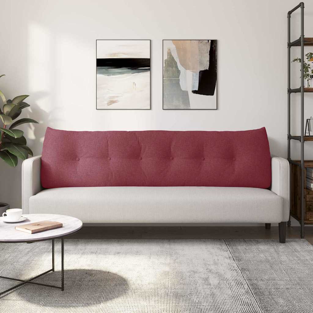 Rugkussen Wijnrood 180 x 24 x 50 cm Stof is nu te koop bij PeponiXL, paradijselijk wonen!