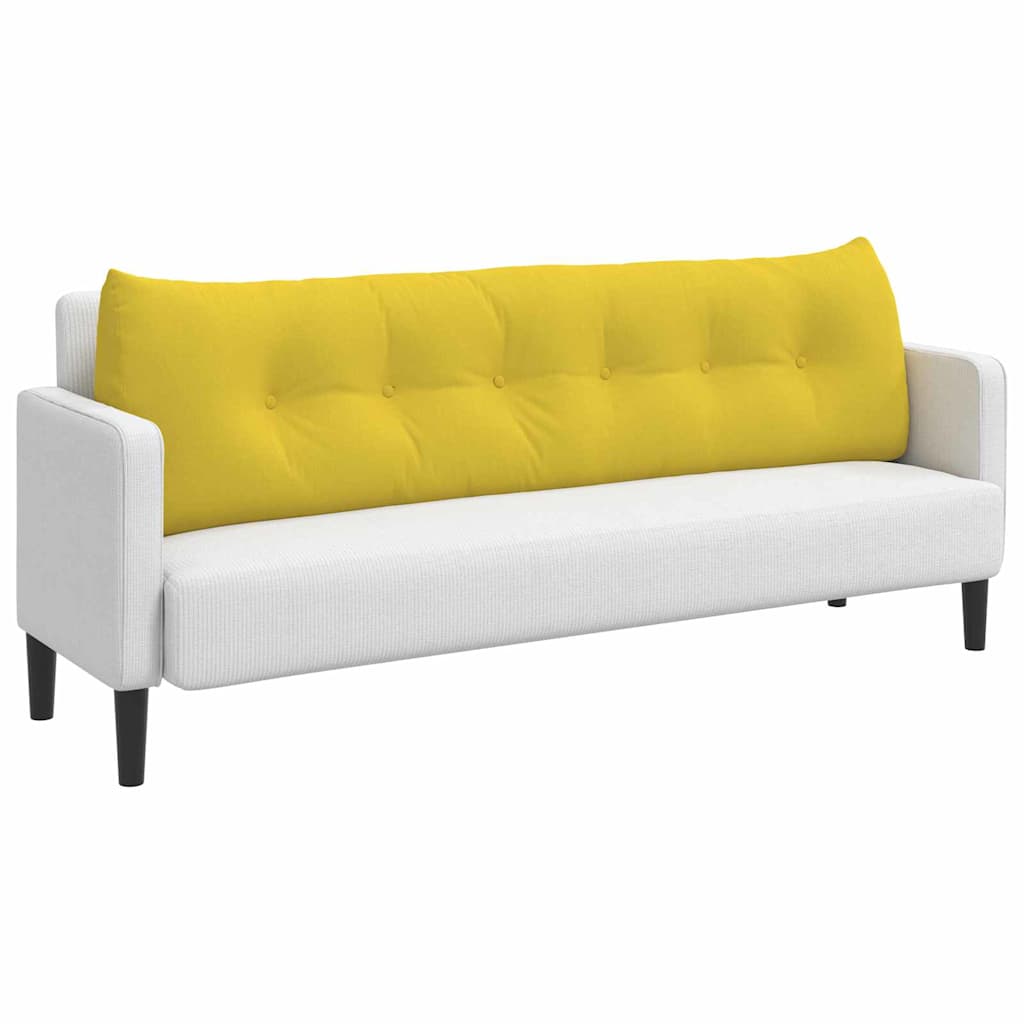 Rugkussen Lichtgeel 180 x 24 x 50 cm Stof is nu te koop bij PeponiXL, paradijselijk wonen!
