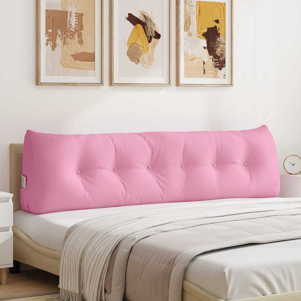 Rugkussen Roze 180 x 24 x 50 cm Stof is nu te koop bij PeponiXL, paradijselijk wonen!