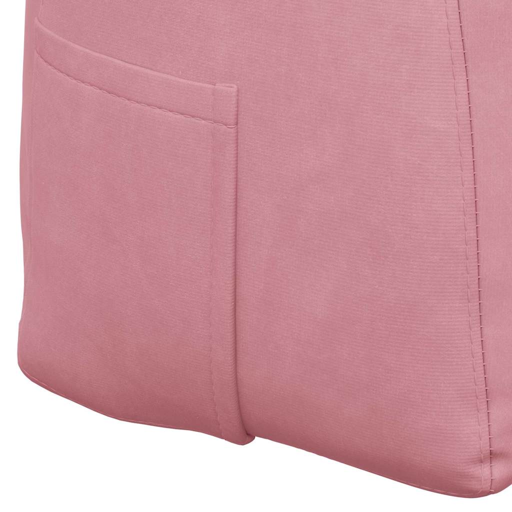 Rugkussen Roze 180 x 24 x 50 cm Fluweel is nu te koop bij PeponiXL, paradijselijk wonen!
