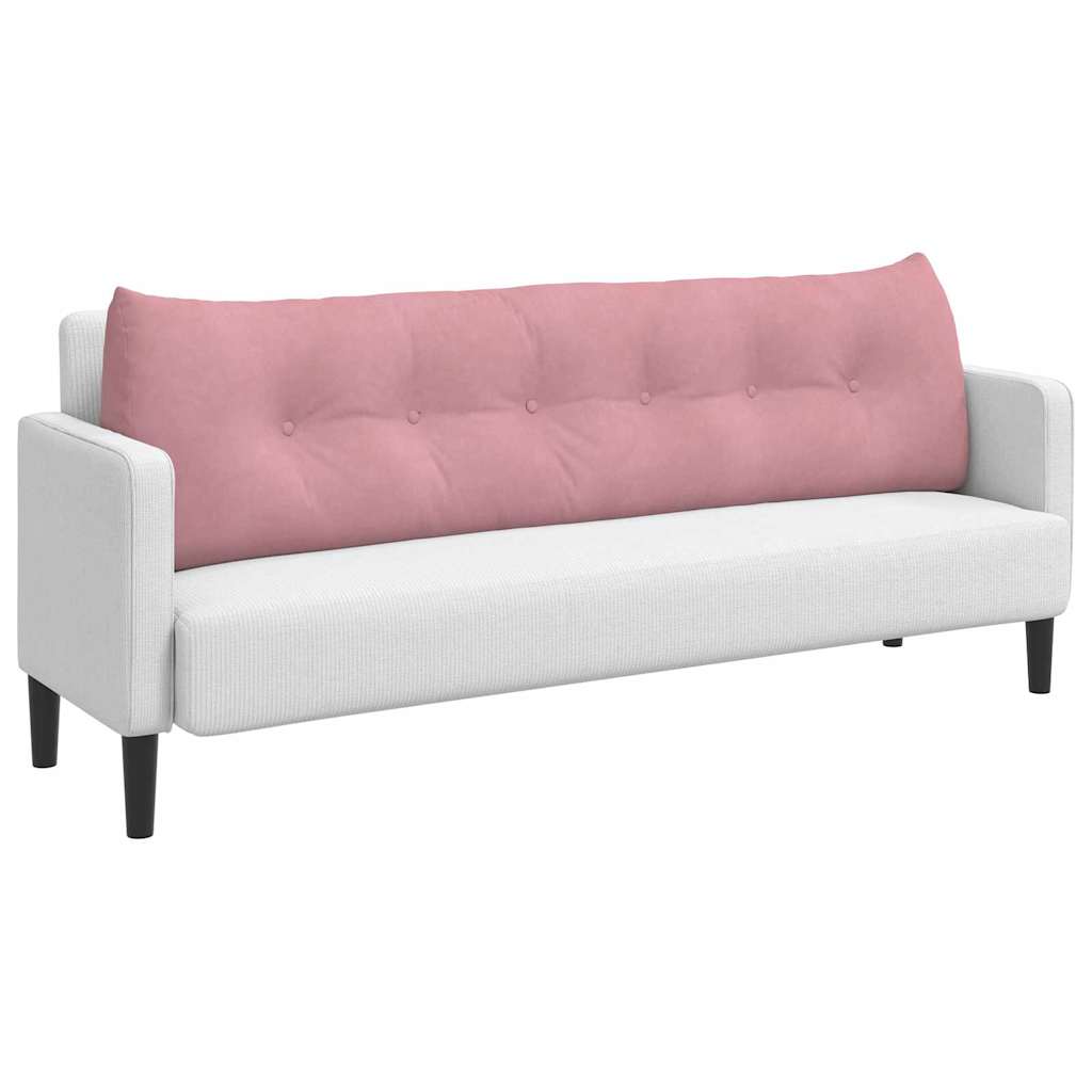 Rugkussen Roze 180 x 24 x 50 cm Fluweel is nu te koop bij PeponiXL, paradijselijk wonen!