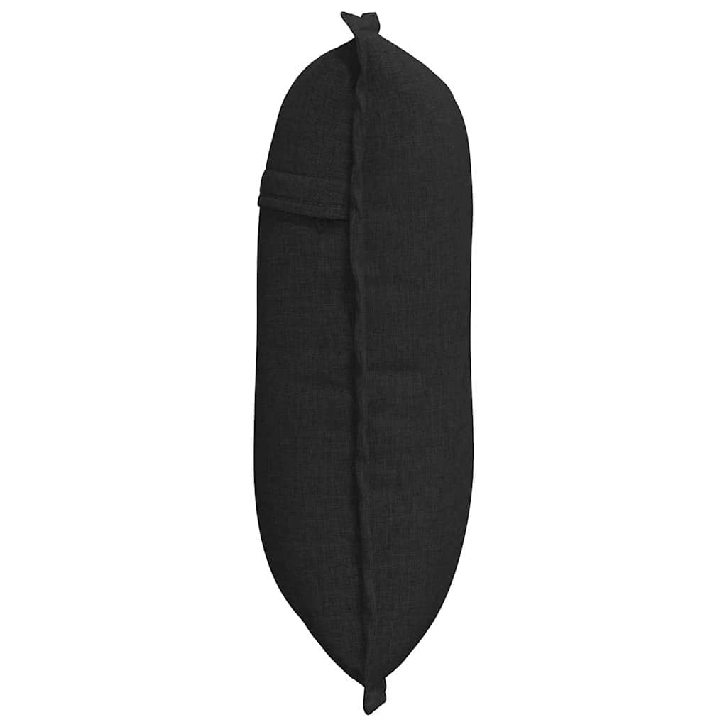 Rugkussen Zwart 50 x 19 x 45 cm Stof is nu te koop bij PeponiXL, paradijselijk wonen!