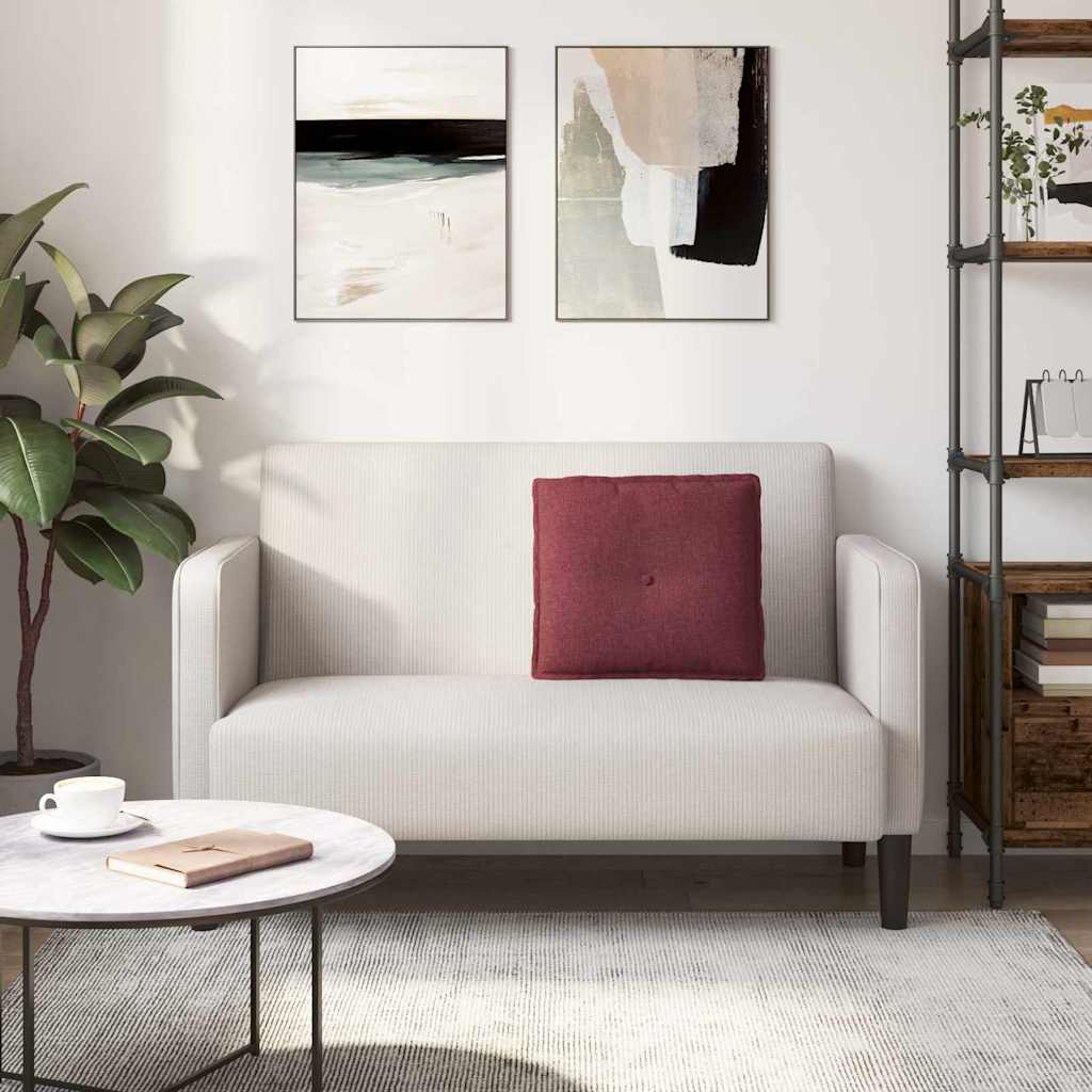 Rugkussen Wijnrood 50 x 19 x 45 cm Stof is nu te koop bij PeponiXL, paradijselijk wonen!