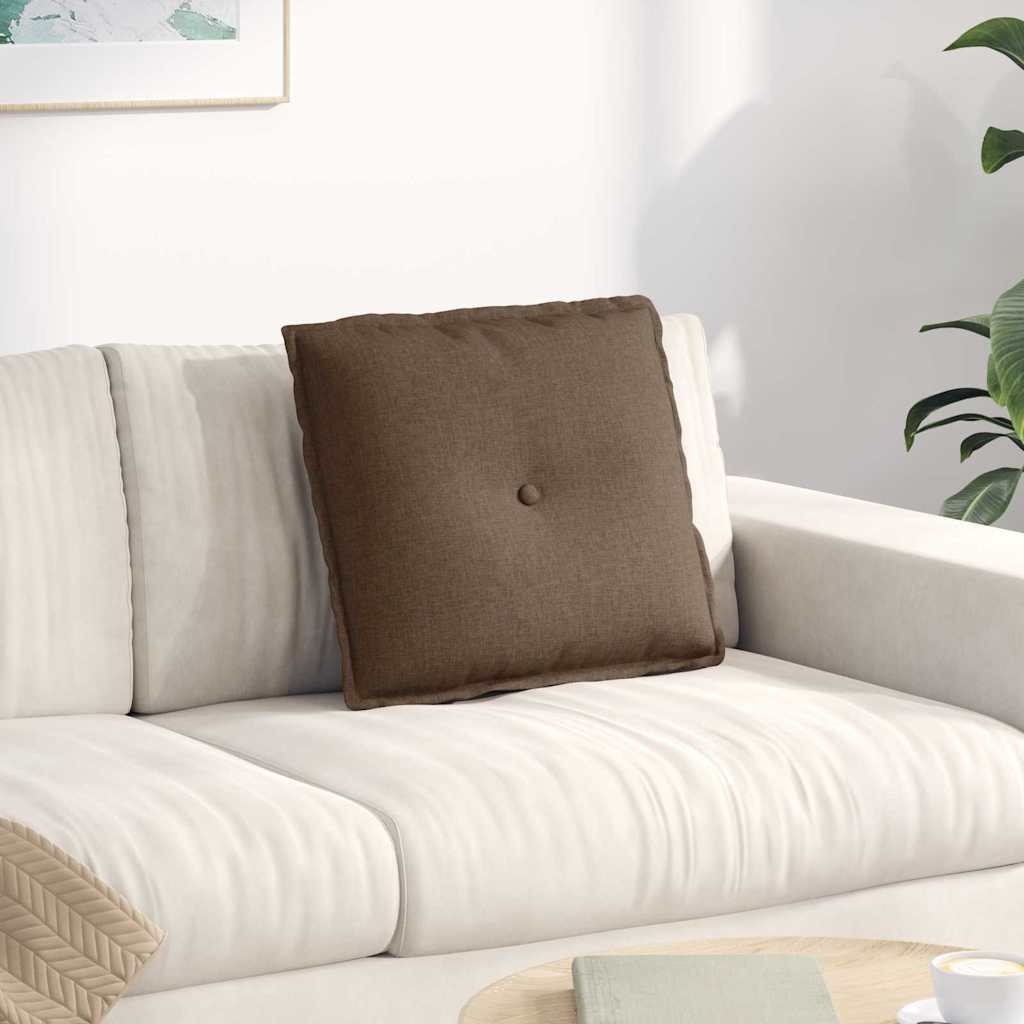 Rugkussen Bruin 50 x 19 x 45 cm Stof is nu te koop bij PeponiXL, paradijselijk wonen!