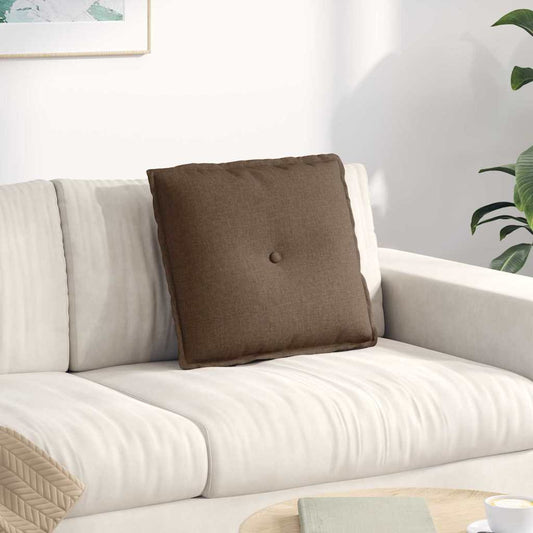 Rugkussen Bruin 50 x 19 x 45 cm Stof is nu te koop bij PeponiXL, paradijselijk wonen!