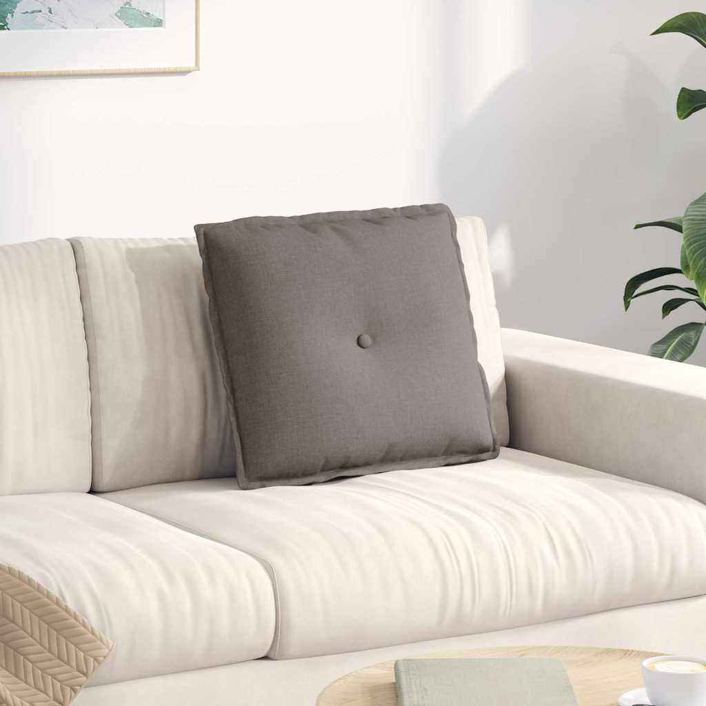 Rugkussen Taupe 50 x 19 x 45 cm Stof is nu te koop bij PeponiXL, paradijselijk wonen!