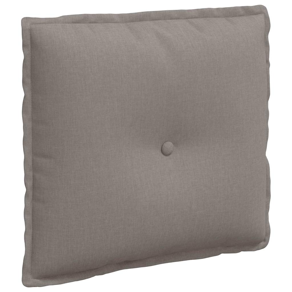 Rugkussen Taupe 50 x 19 x 45 cm Stof is nu te koop bij PeponiXL, paradijselijk wonen!