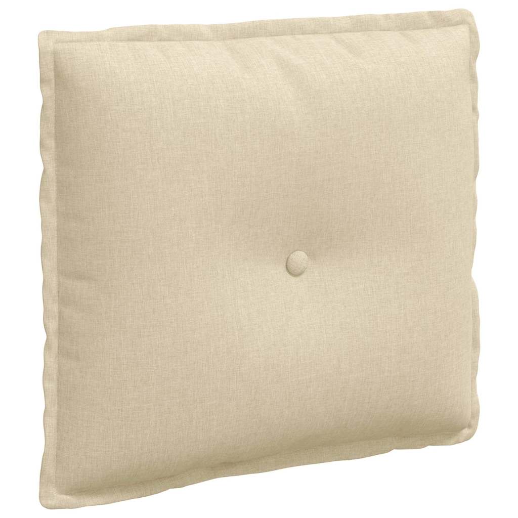 Rugkussen Crème 50 x 19 x 45 cm Stof is nu te koop bij PeponiXL, paradijselijk wonen!